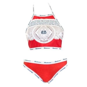 LAST ONE! NEW. BUDWEISER BIKINI SET.